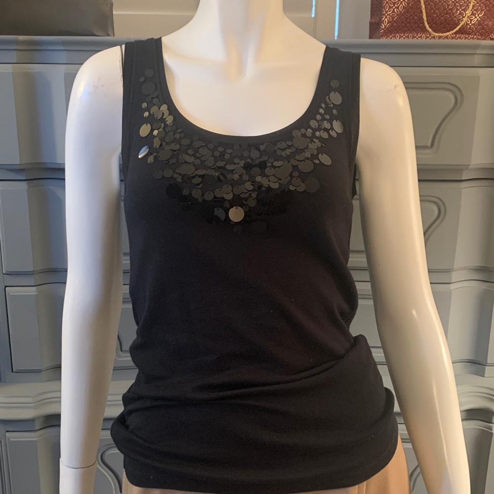 Embellished Ann Taylor Tank Top Small